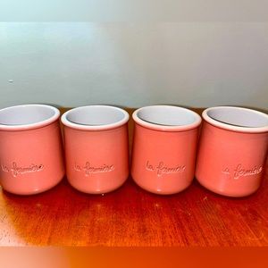 La Fermière Pots in Dusty Rose (set of four)